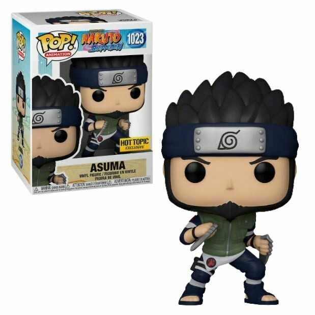 SHONEN JUMP NARUTO SHIPPUDEN ASUMA FUNKO POP #1023 HOT TOPIC EXCLUSIVE