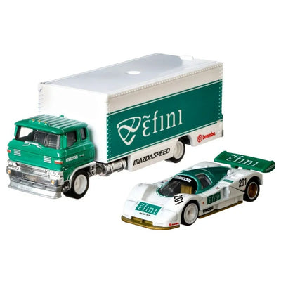 1/64 MAZDA 787B &amp; SAKURA SPRINTER - TRANSPORTE DEL EQUIPO