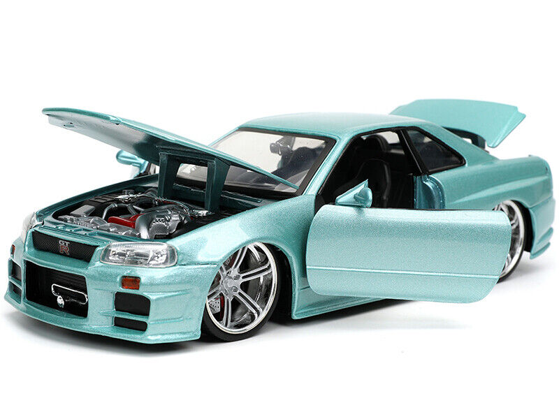 1/24 BRIAN'S NISSAN SKYLINE GT-R (BNR34) - FAST & FURIOUS