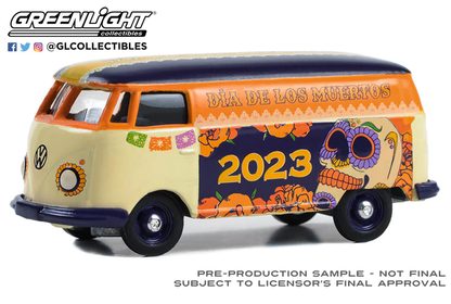 1/64 VOLKSWAGEN TYPE 2 PANEL VAN - DIA DE LOS MUERTOS 2023