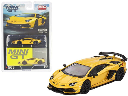 1/64 LAMBORGHINI AVENTADOR SVJ - MINI GT ORION YELLOW