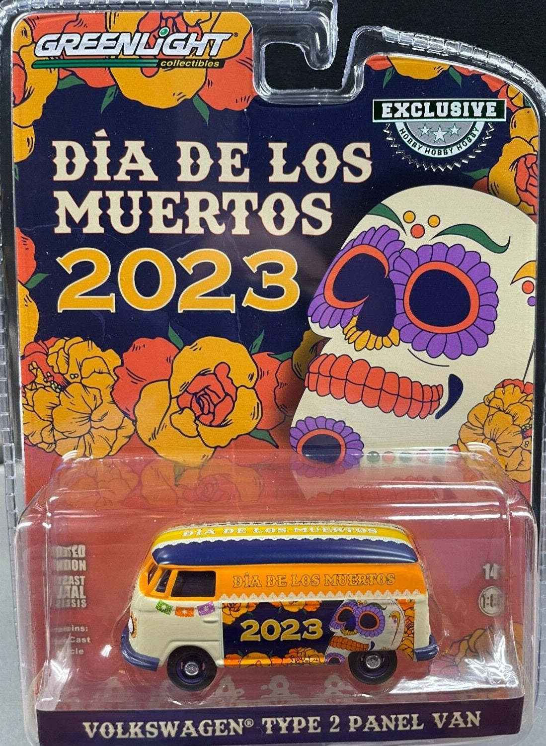 1/64 VOLKSWAGEN TYPE 2 PANEL VAN - DIA DE LOS MUERTOS 2023