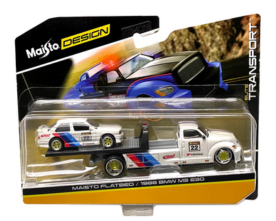 1/64 MAISTO PLANA / 1988 BMW M3 - TRANSPORTE DE ÉLITE