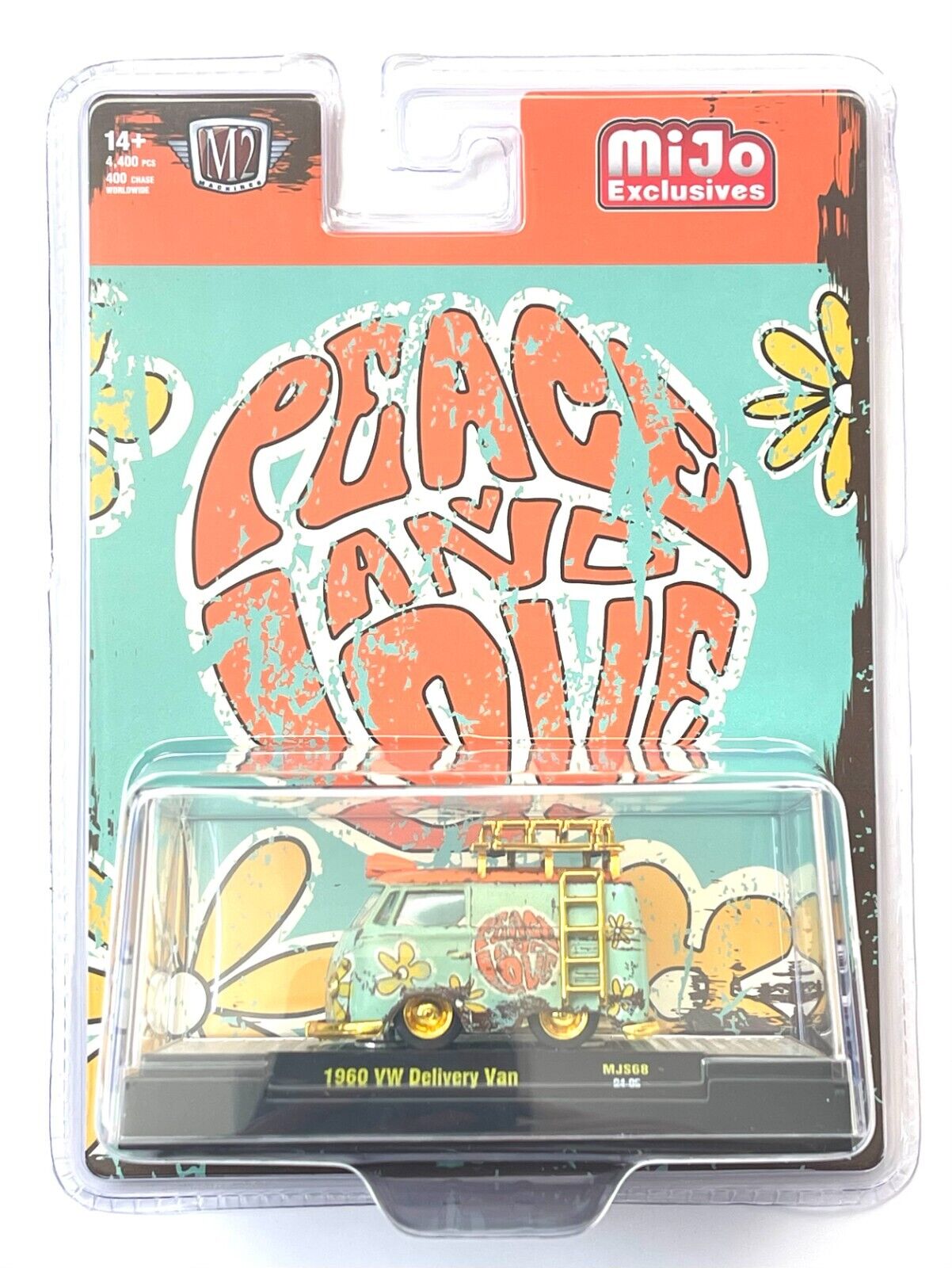 1/64 1960 VOLKSWAGEN DELIVERY VAN PEACE & LOVE "CHASE"