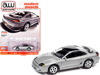 1/64 1993 DODGE STEALTH R/T SILVER - MODERN MUSCLE