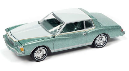 1/64 1979 CHEVY MONTE CARLO FIREMIST GREEN METALLIC - JOHNNY LIGHTNING