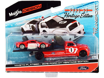 FORD GT HERITAGE EDITION 2018 / FORD GT HERITAGE EDITION 1/64