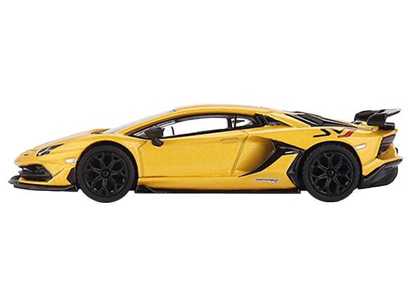 1/64 LAMBORGHINI AVENTADOR SVJ - MINI GT ORION YELLOW