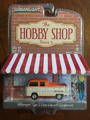 1:64 The Hobby Shop Series 3 - Volkswagen Type 2 Crew Cab with Surfboards