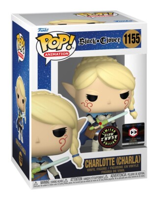 BLACK CLOVER CHARLOTTE (CHARLA) FUNKO POP #1155 LIMITED EDITION GLOW CHASE CHALICE COLLECTIBLES EXCLUSIVE