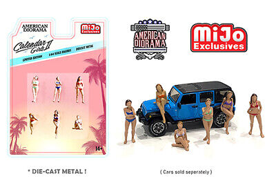 1/64 CALENDAR GIRLS II - AMERICAN DIORAMA FIGURES