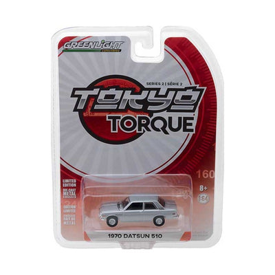 1/64 1970 DATSUN 510 PLATA - TORSIÓN DE TOKIO