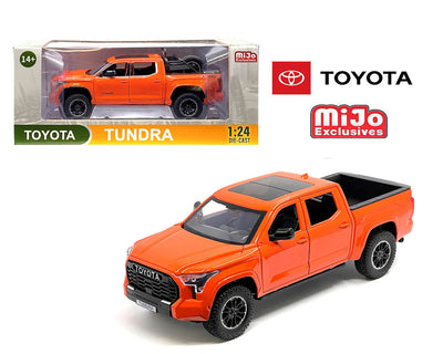 1/24 TOYOTA TUNDRA TRD OFF-ROAD SOLAR ORANGE - MIJO EXCLUSIVE