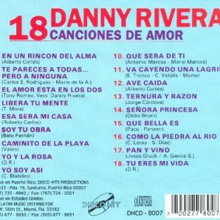 CD de Danny Rivera - 18 canciones de amor