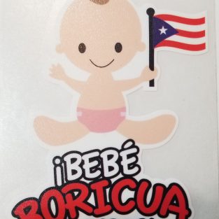 Sticker de PR - Bebé Boricua