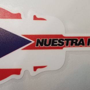 Sticker de PR - Cuatro "Nuestra musica"
