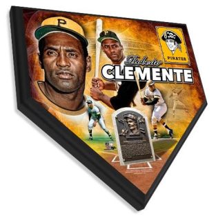 Roberto Clemente - Home plate plaque 11.5 X 11.5