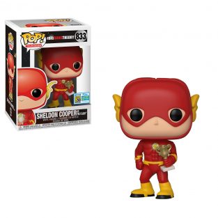 Funko Pop -the Big Bang Theory: Sheldon Cooper as The Flash  833  "2019 Summer Convention Limited edition